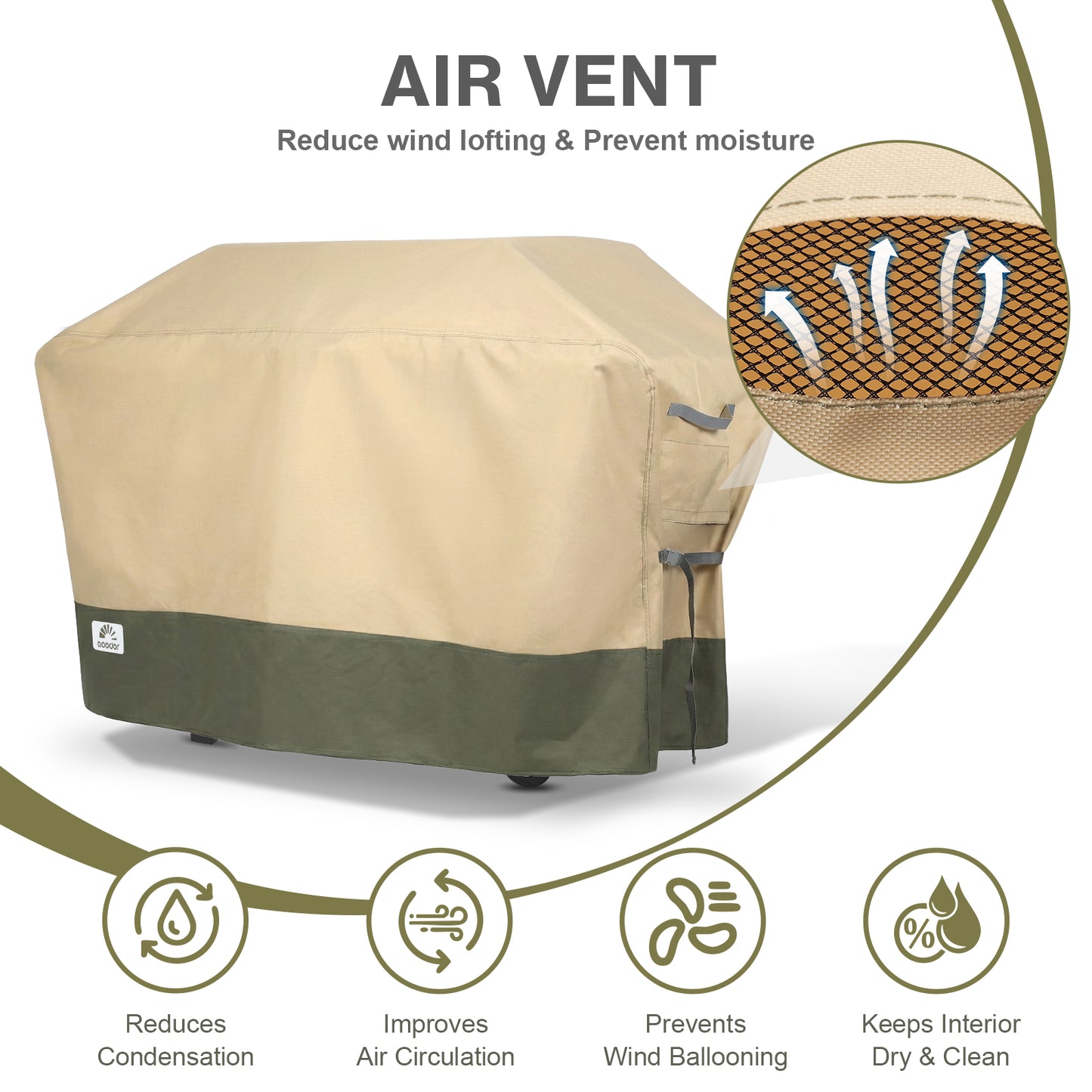 Outdoor BBQ Flat Top Grill Cover