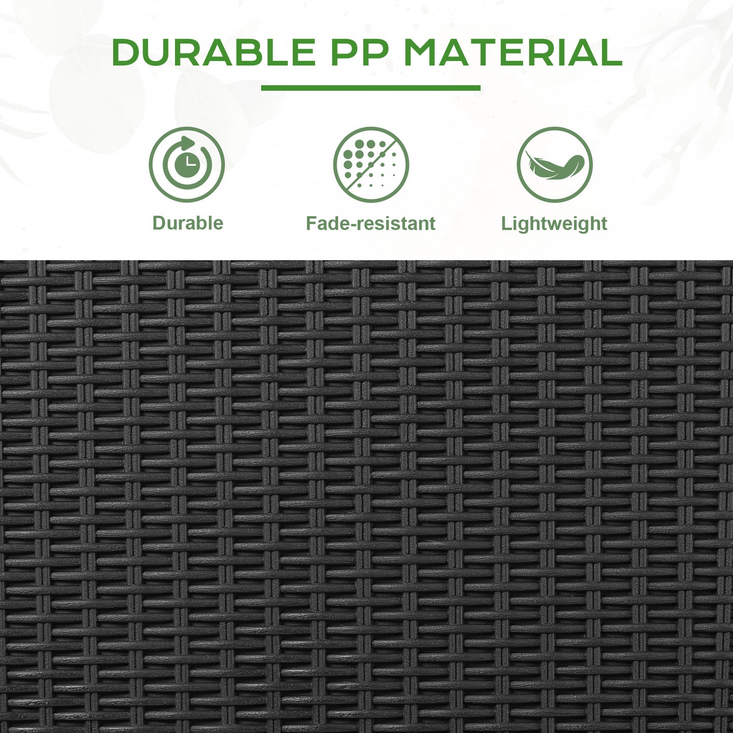 12 inch Outdoor Rattan Pattern Railing Planter Boxes, Set of 4