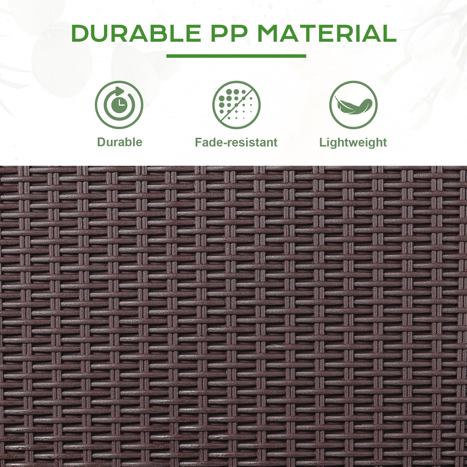 12 inch Balcony Rattan Railing Planter Box with Adjustable Brackets - Set of 4 - Aoodor 