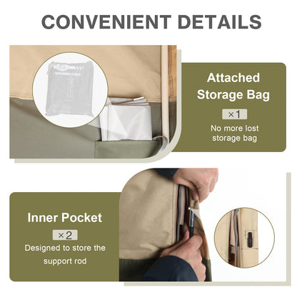 Patio Umbrella Cover for 9-12ft Cantilever Umbrella