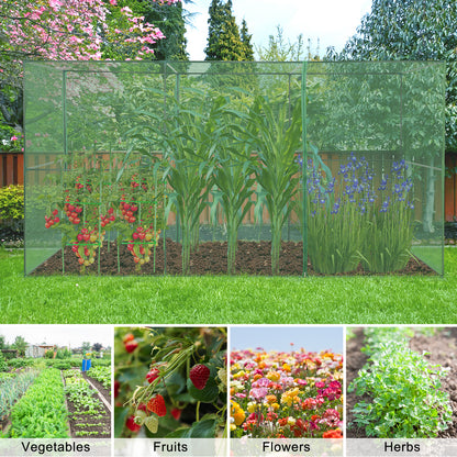 Crop Cage Plant Protection Netting Tent with Zipper for Vegetables Fruits and Plant - Aoodor 