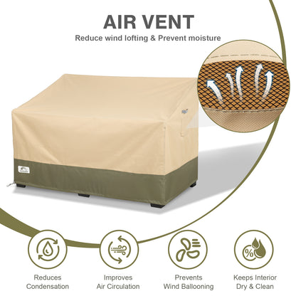 Patio Loveseat Cover for 2-Seater Sofa/ Loveseat/ Bench