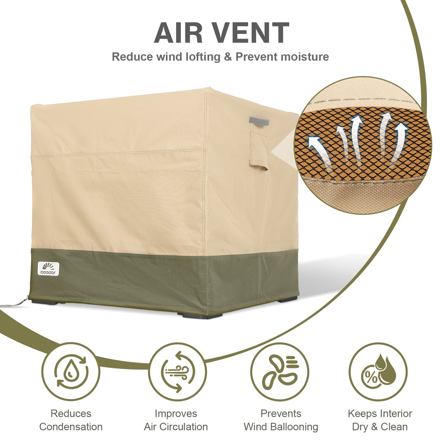 Patio Chair Cover for Cube Chair/ Deep Seat/ Outdoor Swivel