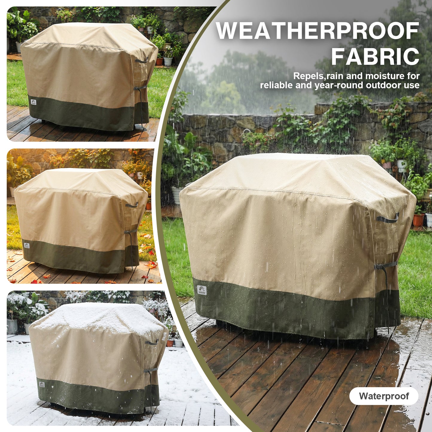Outdoor BBQ Flat Top Grill Cover