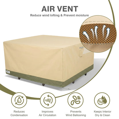 Outdoor Patio Furniture Set Cover, Square