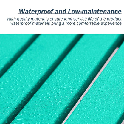 Outdoor Adirondack Side Table HDPE End Table - Aoodor 