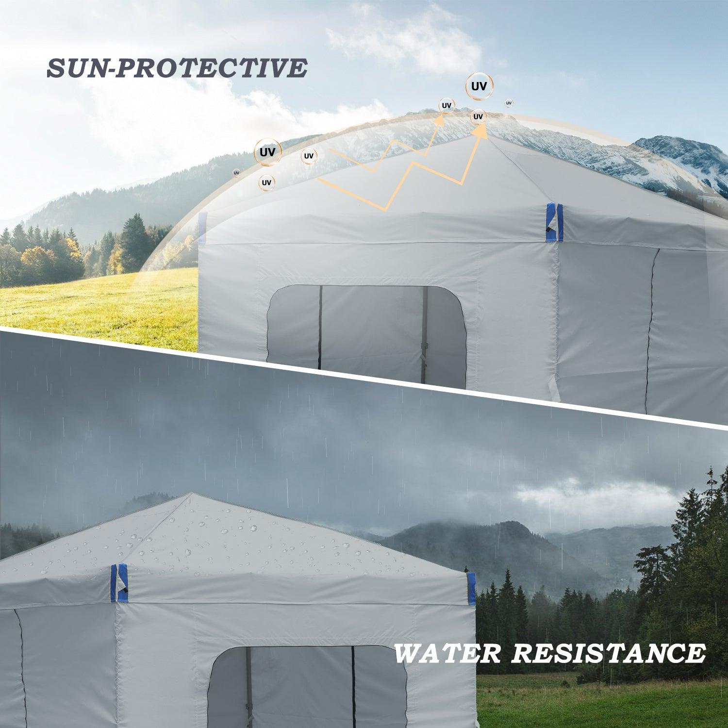 Pop Up Canopy Tent with Removable Mesh Window Sidewalls Gazebo part Aoodor LLC