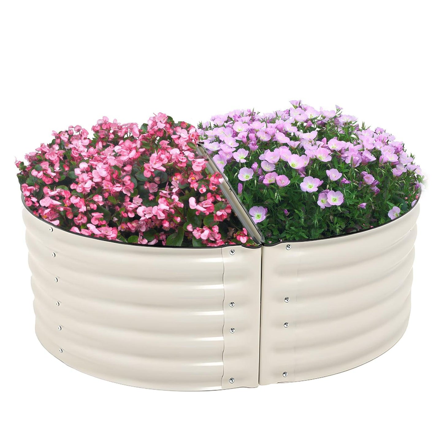 42x24x17 inch Metal Raised Garden Bed, Outdoor Garden Planter Box - Set of 2 - Aoodor 