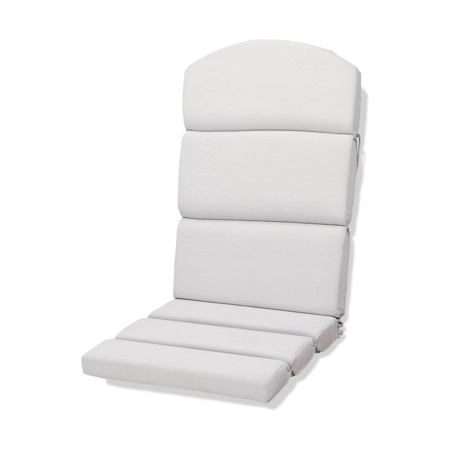 52x20x2.5 inch Patio High-Back Adirondack Chair Cushions - Light Gray