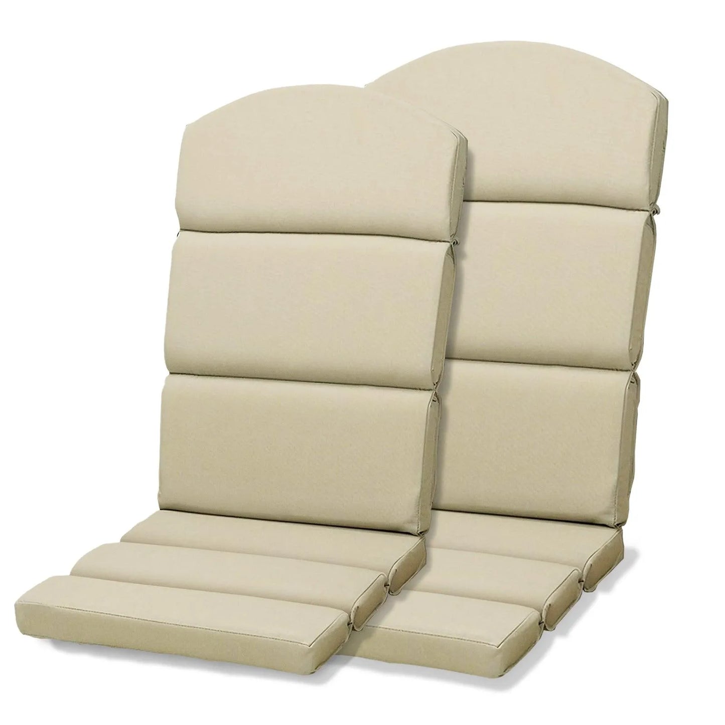 52x20x2.5 inch Patio High-Back Adirondack Chair Cushions Set of 2 - Brown - Aoodor 