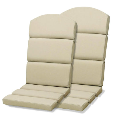 52x20x2.5 inch Patio High-Back Adirondack Chair Cushions Set of 2 - Brown - Aoodor 