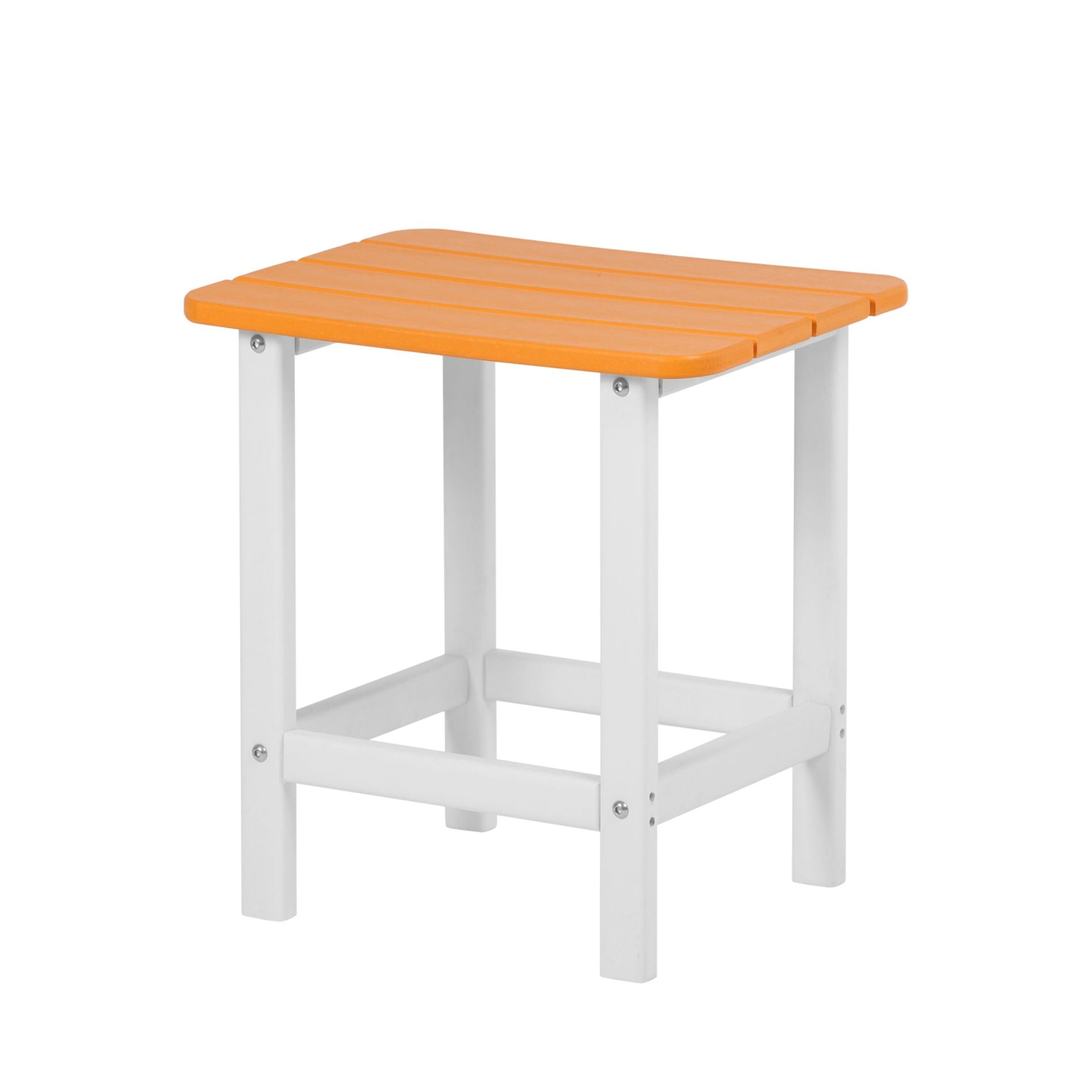 18x14.6x19 inch Outdoor Side Table, Square Adirondack Patio End Table for Patio, Pool, Porch - Aoodor 