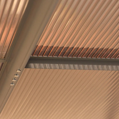 13x10/16.5x10 ft. Wall Mount Gazebo - Polycarbonate Outdoor Pergola - Aoodor 