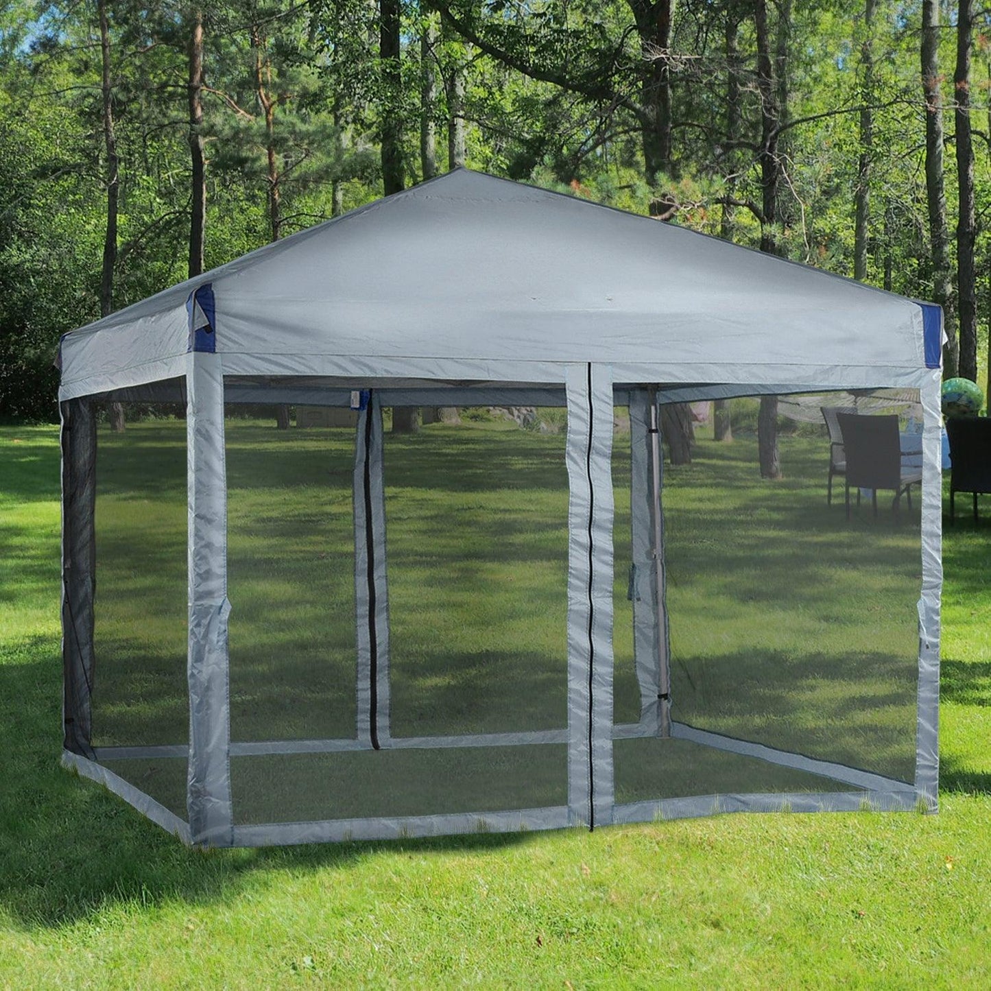 Pop Up Canopy Tent with Removable Mesh Sidewalls Gazebo part Aoodor LLC