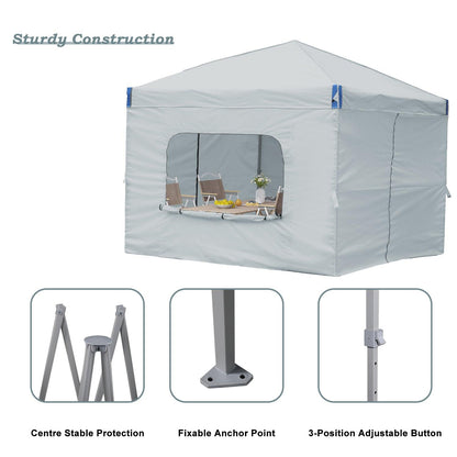 Pop Up Canopy Tent with Removable Mesh Window Sidewalls Gazebo part Aoodor LLC