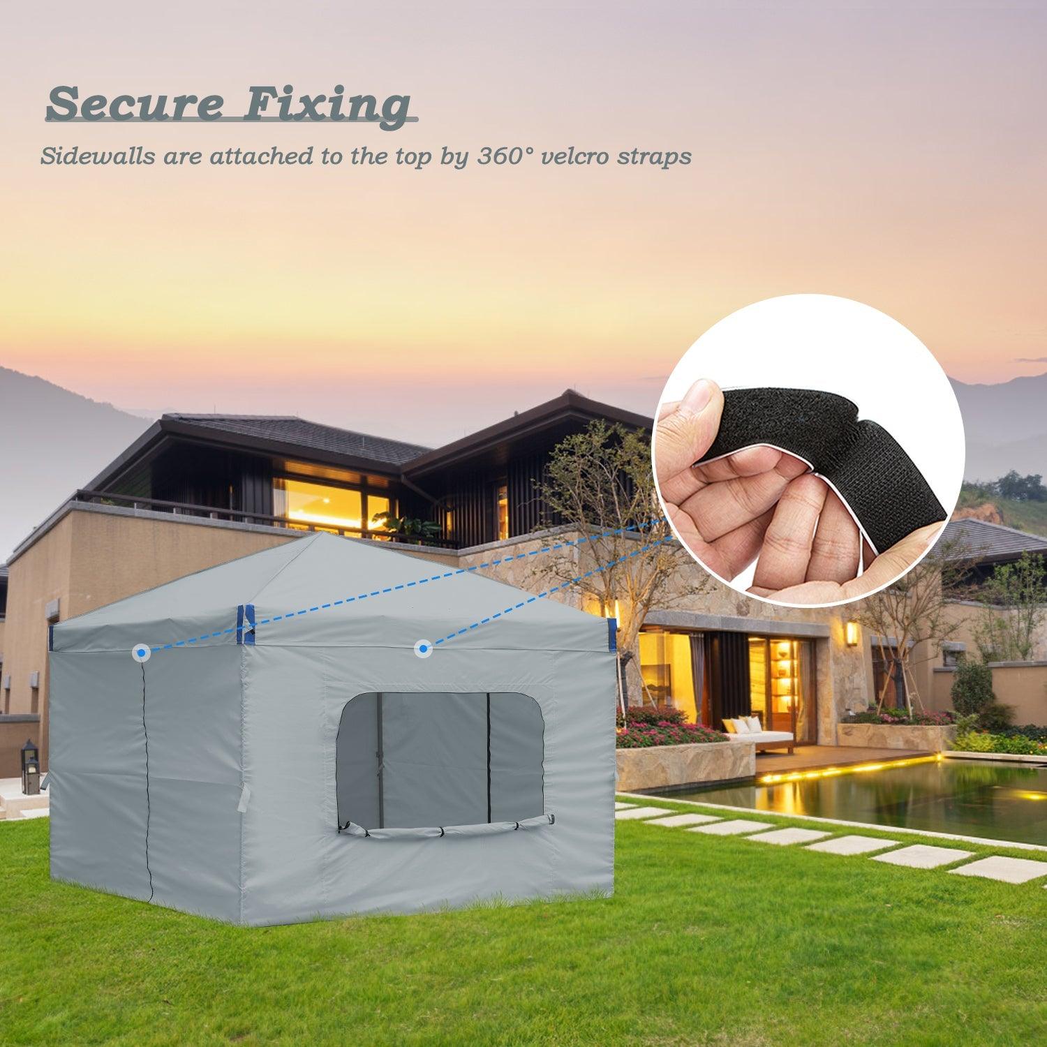 Pop Up Canopy Tent with Removable Mesh Window Sidewalls Gazebo part Aoodor LLC